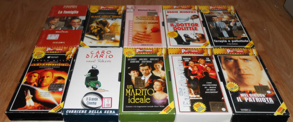 Vendo cassette VHS film da collezione